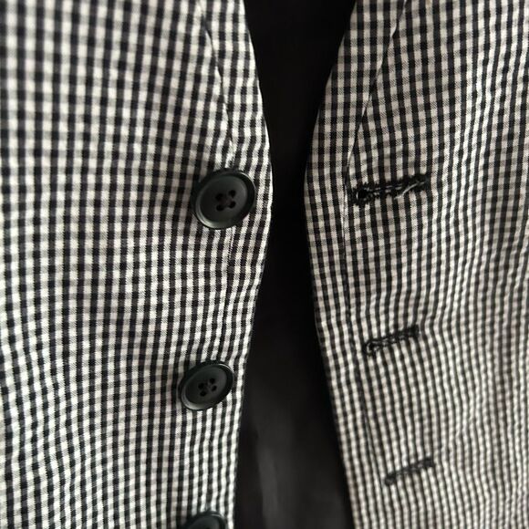 Mexx Black and White Houndstooth Vest M - Picture 12 of 15